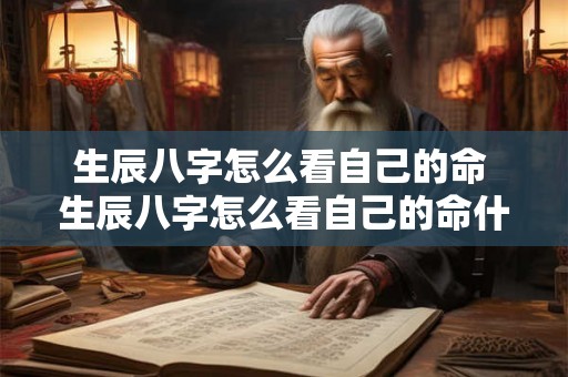 生辰八字怎么看自己的命 生辰八字怎么看自己的命什么时候结束 生辰八字怎么看自己的命 生辰八字怎么看自己的命什么时候结束