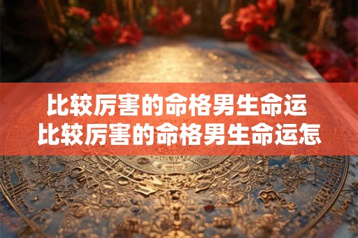 比较厉害的命格男生命运 比较厉害的命格男生命运怎么样 比较厉害的命格男生命运 比较厉害的命格男生命运怎么样