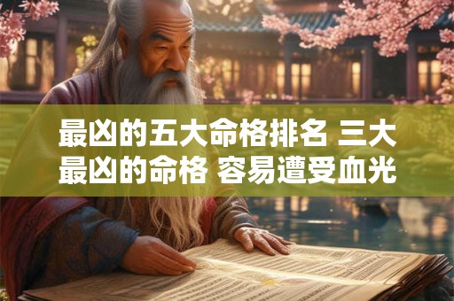 最凶的五大命格排名 三大最凶的命格 容易遭受血光之灾 最凶的五大命格排名 三大最凶的命格 容易遭受血光之灾