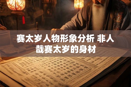 赛太岁人物形象分析 非人哉赛太岁的身材 赛太岁人物形象分析 非人哉赛太岁的身材