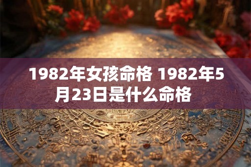 1982年女孩命格 1982年5月23日是什么命格 1982年女孩命格 1982年5月23日是什么命格
