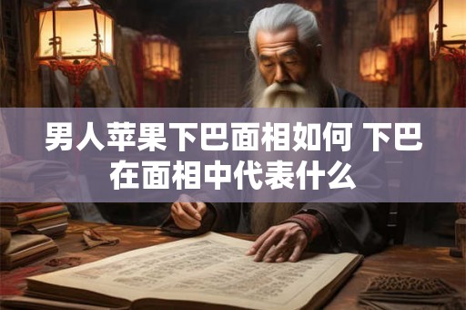 男人苹果下巴面相如何 下巴在面相中代表什么 男人苹果下巴面相如何 下巴在面相中代表什么