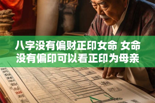 八字没有偏财正印女命 女命没有偏印可以看正印为母亲吗 