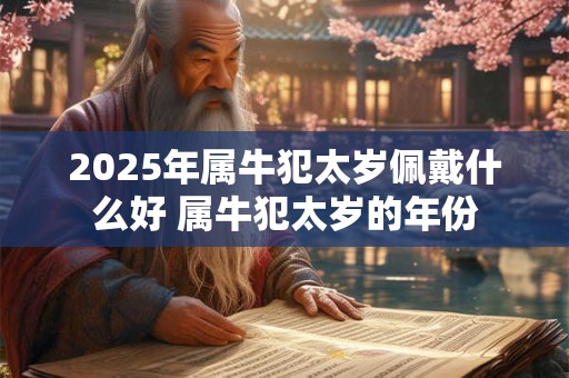 2025年属牛犯太岁佩戴什么好 属牛犯太岁的年份 2025年属牛犯太岁佩戴什么好 属牛犯太岁的年份