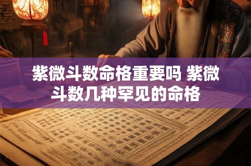 紫微斗数命格重要吗 紫微斗数几种罕见的命格 紫微斗数命格重要吗 紫微斗数几种罕见的命格