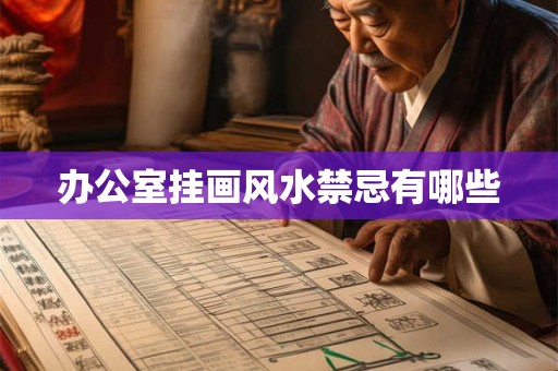 办公室挂画风水禁忌有哪些
