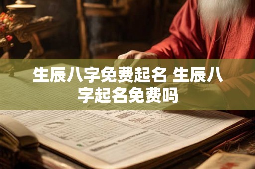 生辰八字免费起名 生辰八字起名免费吗 生辰八字免费起名 生辰八字起名免费吗
