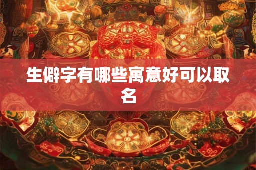 生僻字有哪些寓意好可以取名 生僻字有哪些寓意好可以取名