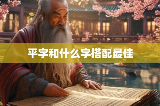 平字和什么字搭配最佳 平字和什么字搭配最佳