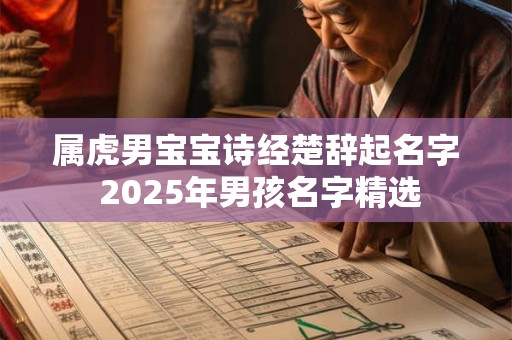 属虎男宝宝诗经楚辞起名字 2025年男孩名字精选 属虎男宝宝诗经楚辞起名字 2025年男孩名字精选