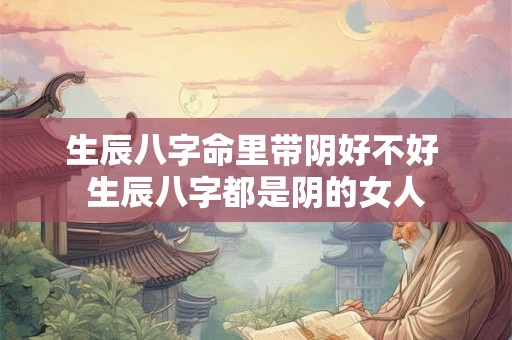 生辰八字命里带阴好不好 生辰八字都是阴的女人 生辰八字命里带阴好不好 生辰八字都是阴的女人