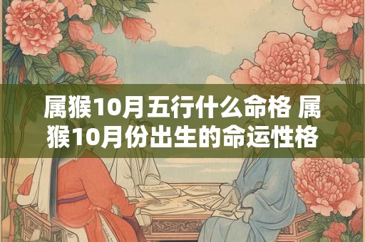 属猴10月五行什么命格 属猴10月份出生的命运性格 属猴10月五行什么命格 属猴10月份出生的命运性格