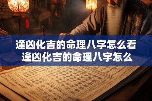 逢凶化吉的命理八字怎么看 逢凶化吉的命理八字怎么看出来 逢凶化吉的命理八字怎么看 逢凶化吉的命理八字怎么看出来