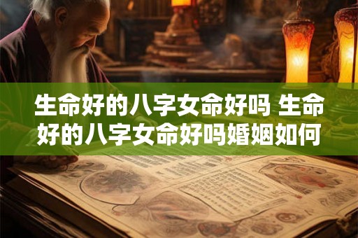 生命好的八字女命好吗 生命好的八字女命好吗婚姻如何