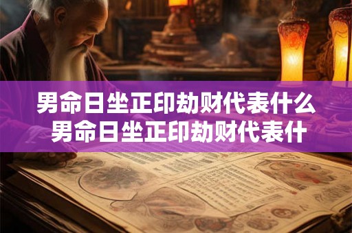 男命日坐正印劫财代表什么 男命日坐正印劫财代表什么生肖 男命日坐正印劫财代表什么 男命日坐正印劫财代表什么生肖