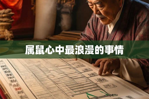 属鼠心中最浪漫的事情 属鼠心中最浪漫的事情