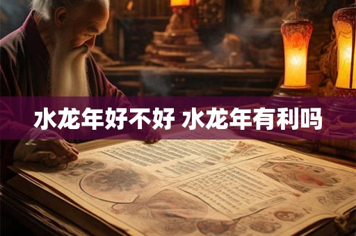 水龙年好不好 水龙年有利吗