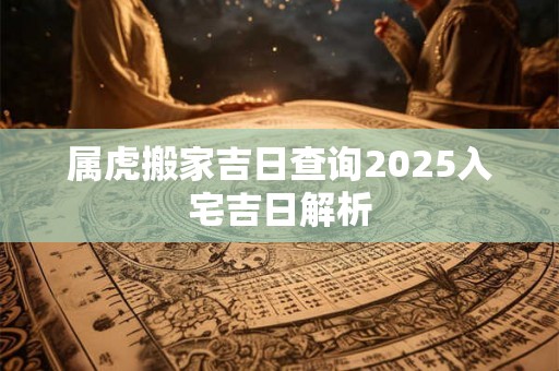 属虎搬家吉日查询2025入宅吉日解析