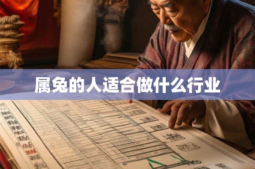 属兔的人适合做什么行业 属兔的人适合做什么行业
