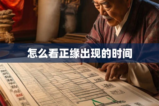 怎么看正缘出现的时间 怎么看正缘出现的时间