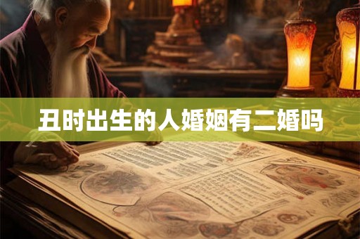 丑时出生的人婚姻有二婚吗