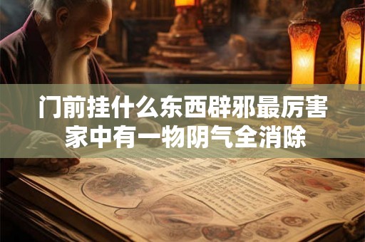门前挂什么东西辟邪最厉害 家中有一物阴气全消除 门前挂什么东西辟邪最厉害 家中有一物阴气全消除