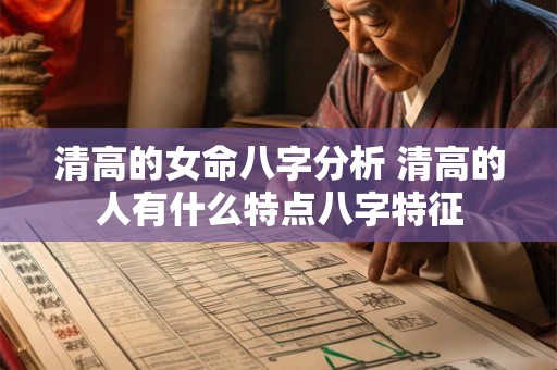 清高的女命八字分析 清高的人有什么特点八字特征 清高的女命八字分析 清高的人有什么特点八字特征
