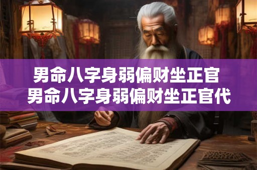 男命八字身弱偏财坐正官 男命八字身弱偏财坐正官代表什么 男命八字身弱偏财坐正官 男命八字身弱偏财坐正官代表什么
