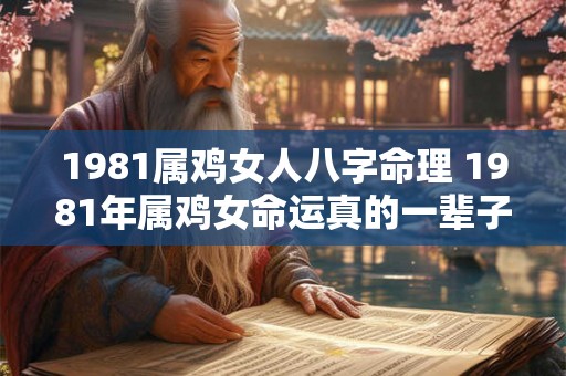 1981属鸡女人八字命理 1981年属鸡女命运真的一辈子不好吗 1981属鸡女人八字命理 1981年属鸡女命运真的一辈子不好吗