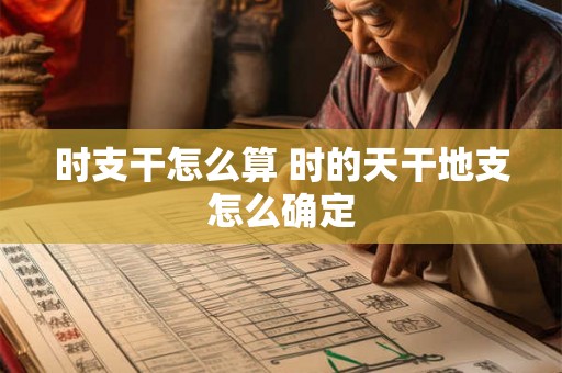 时支干怎么算 时的天干地支怎么确定 时支干怎么算 时的天干地支怎么确定