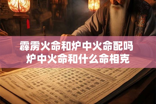 霹雳火命和炉中火命配吗 炉中火命和什么命相克 霹雳火命和炉中火命配吗 炉中火命和什么命相克