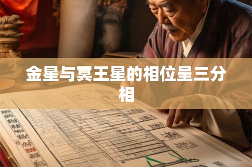 金星与冥王星的相位呈三分相 金星与冥王星的相位呈三分相