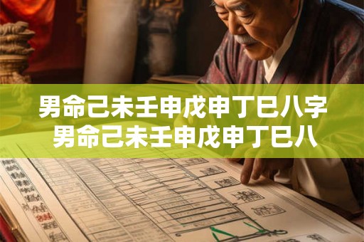 男命己未壬申戊申丁巳八字 男命己未壬申戊申丁巳八字怎么样 男命己未壬申戊申丁巳八字 男命己未壬申戊申丁巳八字怎么样