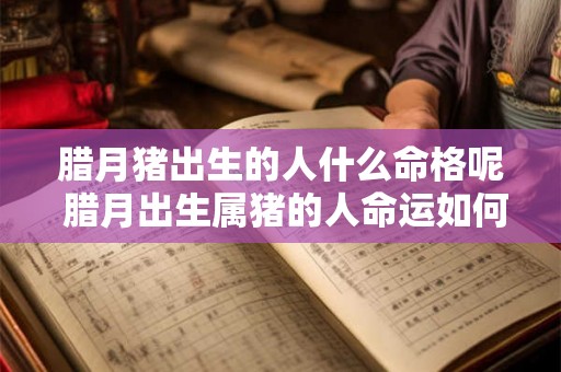腊月猪出生的人什么命格呢 腊月出生属猪的人命运如何 属猪几月份是苦命 腊月猪出生的人什么命格呢 腊月出生属猪的人命运如何 属猪几月份是苦命