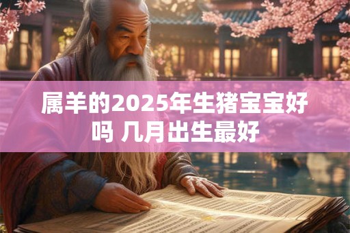 属羊的2025年生猪宝宝好吗 几月出生最好