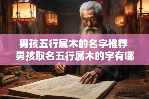男孩五行属木的名字推荐 男孩取名五行属木的字有哪些