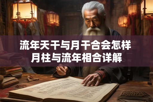 流年天干与月干合会怎样 月柱与流年相合详解 流年天干与月干合会怎样 月柱与流年相合详解