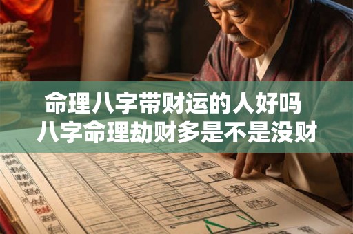 命理八字带财运的人好吗 八字命理劫财多是不是没财运 命理八字带财运的人好吗 八字命理劫财多是不是没财运