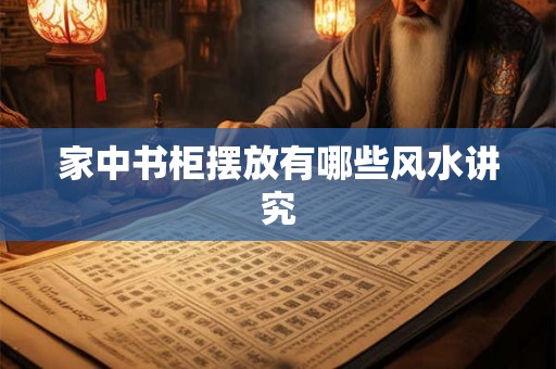 家中书柜摆放有哪些风水讲究