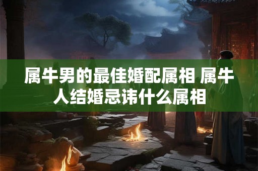 属牛男的最佳婚配属相 属牛人结婚忌讳什么属相