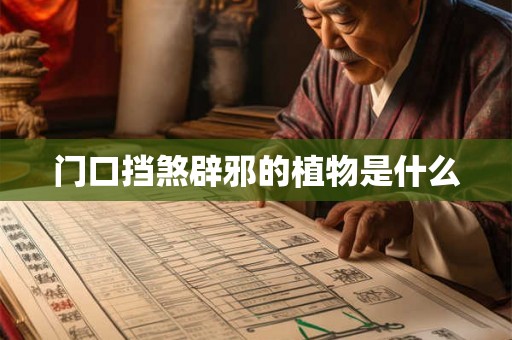 门口挡煞辟邪的植物是什么