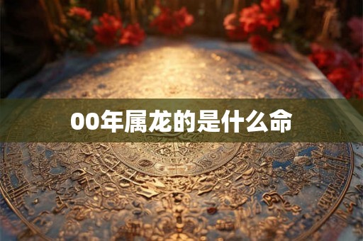 00年属龙的是什么命 00年属龙的是什么命