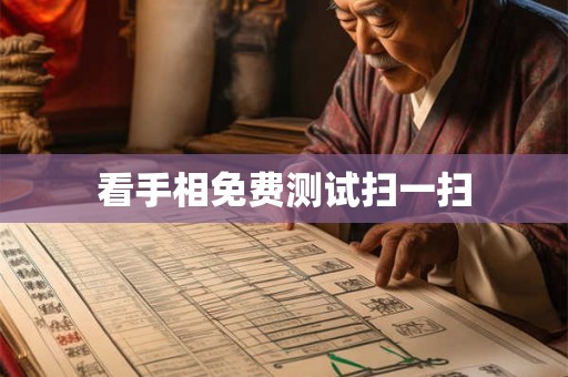 看手相免费测试扫一扫 看手相免费测试扫一扫