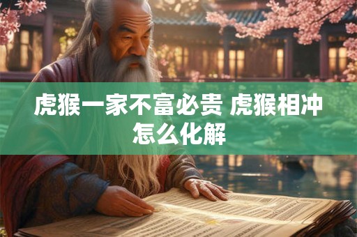 虎猴一家不富必贵 虎猴相冲怎么化解 虎猴一家不富必贵 虎猴相冲怎么化解