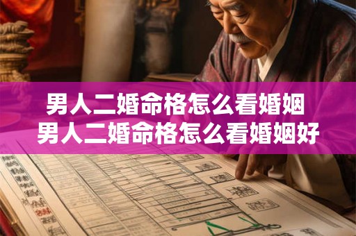 男人二婚命格怎么看婚姻 男人二婚命格怎么看婚姻好不好 男人二婚命格怎么看婚姻 男人二婚命格怎么看婚姻好不好