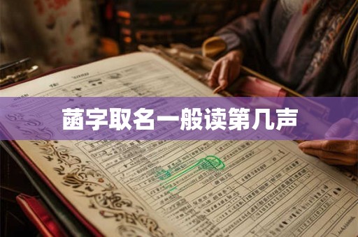 菡字取名一般读第几声 菡字取名一般读第几声