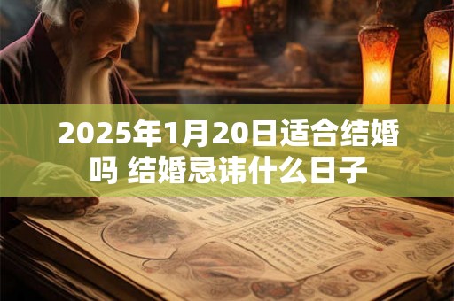 2025年1月20日适合结婚吗 结婚忌讳什么日子 2025年1月20日适合结婚吗 结婚忌讳什么日子