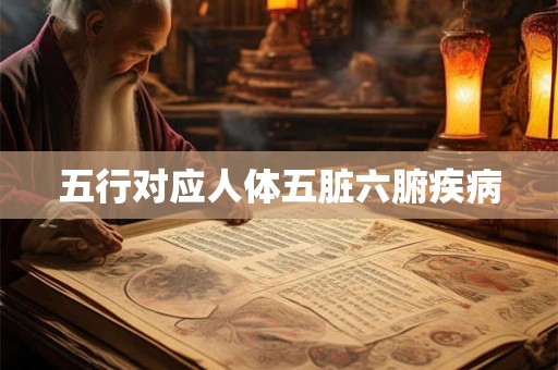 五行对应人体五脏六腑疾病