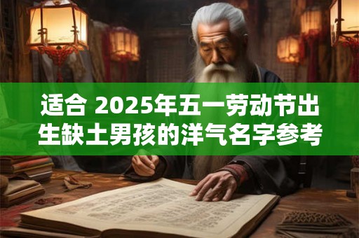 适合 2025年五一劳动节出生缺土男孩的洋气名字参考