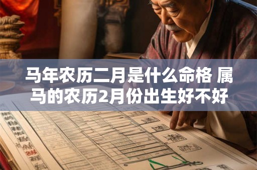 马年农历二月是什么命格 属马的农历2月份出生好不好